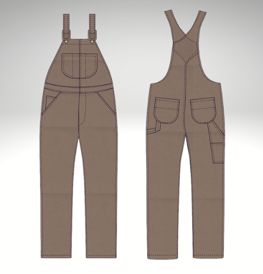 Custom made overalls, custom overalls